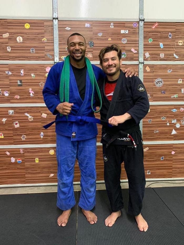 Blue belt · January 3, 2021 · Promoted by Omar French