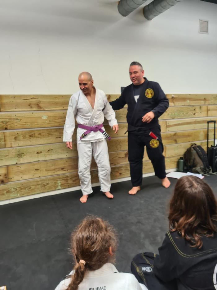 Purple belt · July 6, 2024 · Promoted by David Louzan Fidalgo