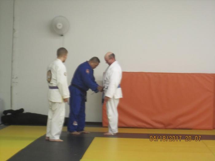 Blue belt · April 17, 2017 · Promoted by Stu Ramos