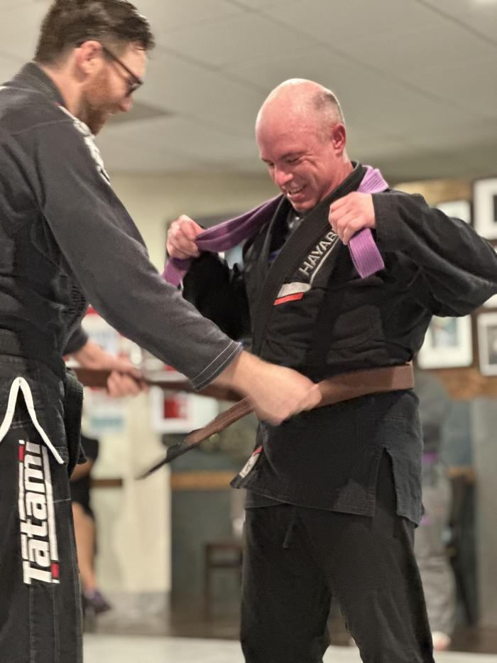Brown belt · September 4, 2023 · Promoted by Greg Lew
