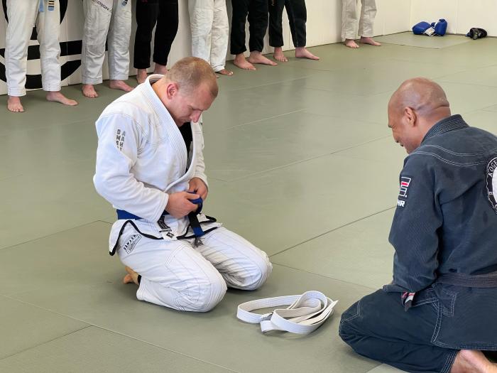 Blue belt · June 15, 2024 · Promoted by Dwayne Bowie