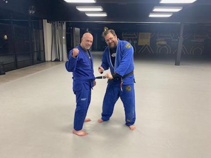 Blue belt first stripe 11-17-2023