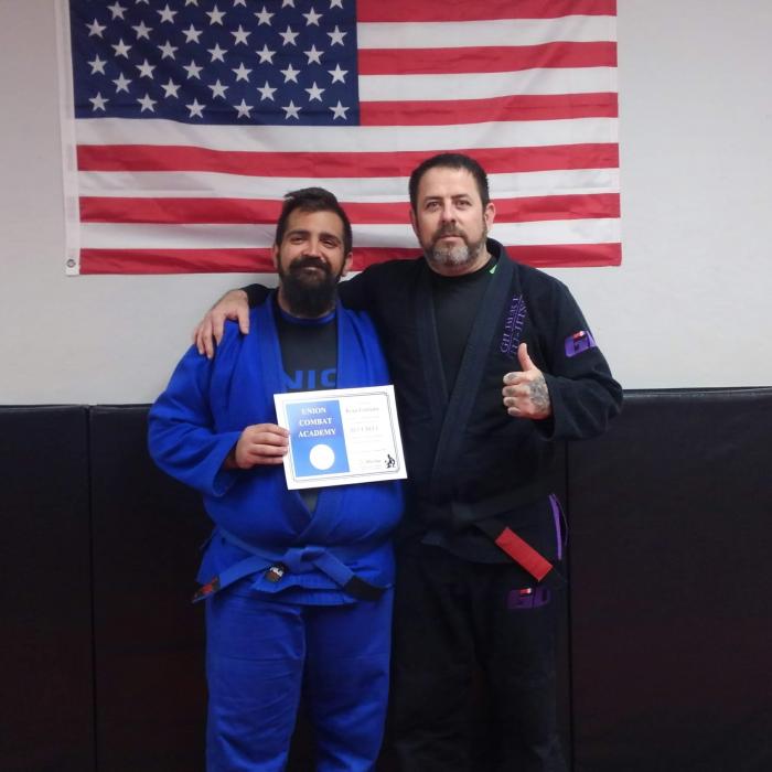 Blue belt · February 24, 2021 · Promoted by Sean Martin