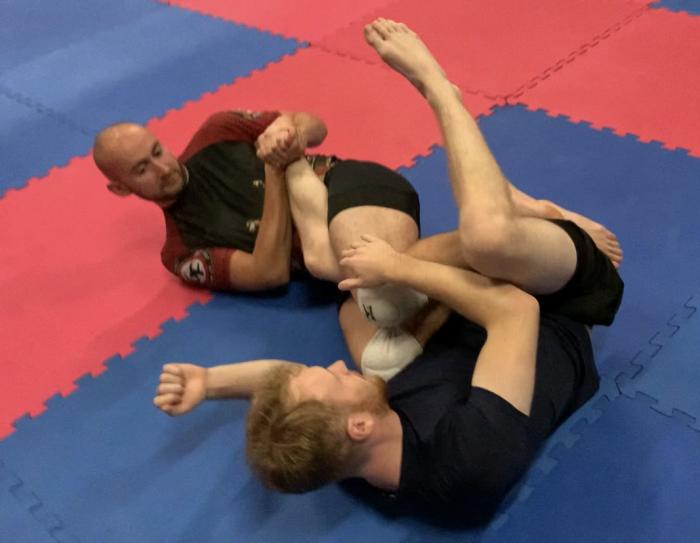 Practicing Heel Hook in No-Gi