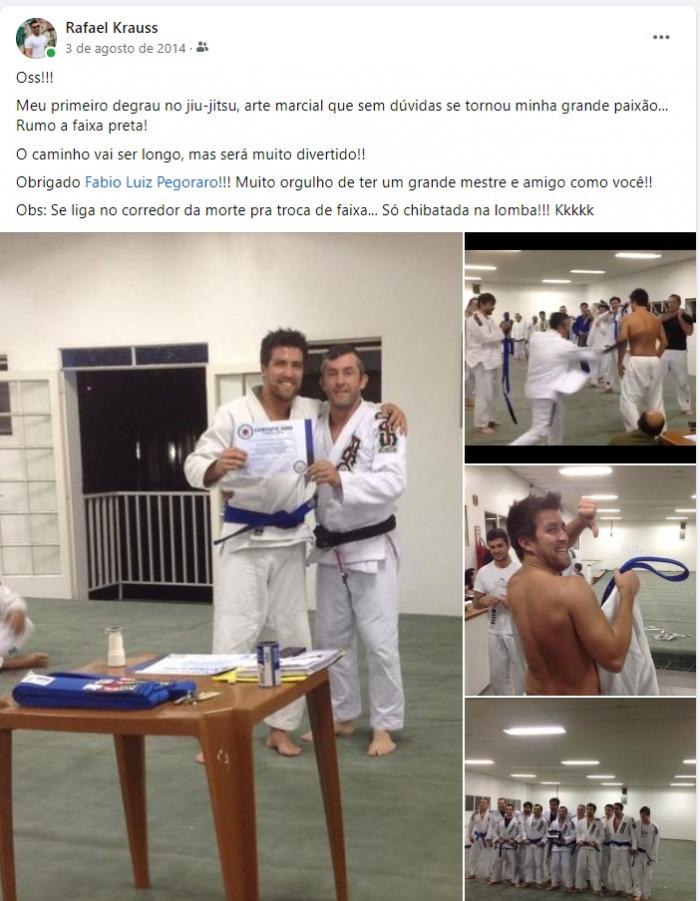 Blue belt · August 3, 2014 · Promoted by Fabio Pegoraro
