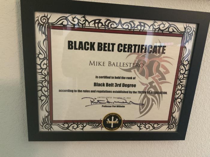 Black belt 3rd degree · December 14, 2022 · Promoted by Piet Wilhelm