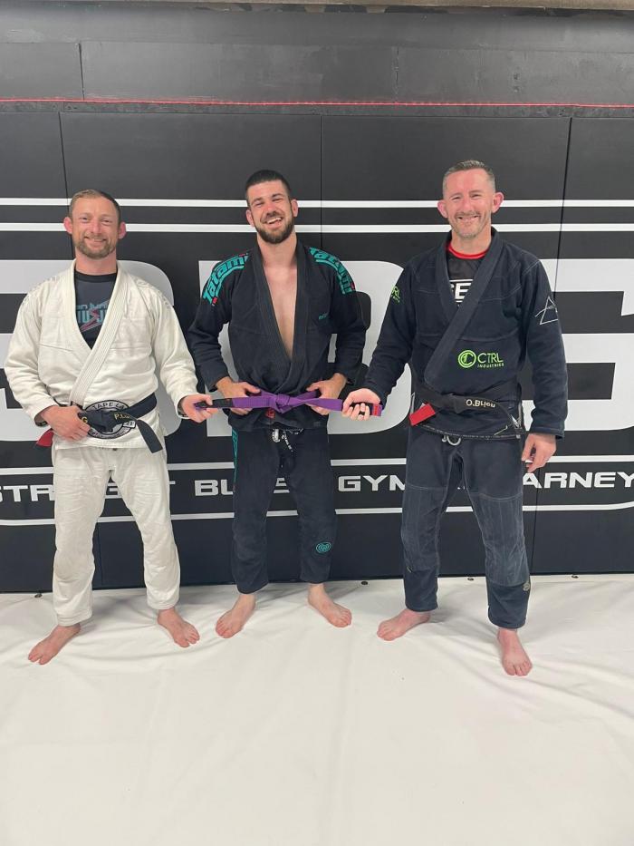 Purple belt · July 9, 2024 · Promoted by Pj Lucey