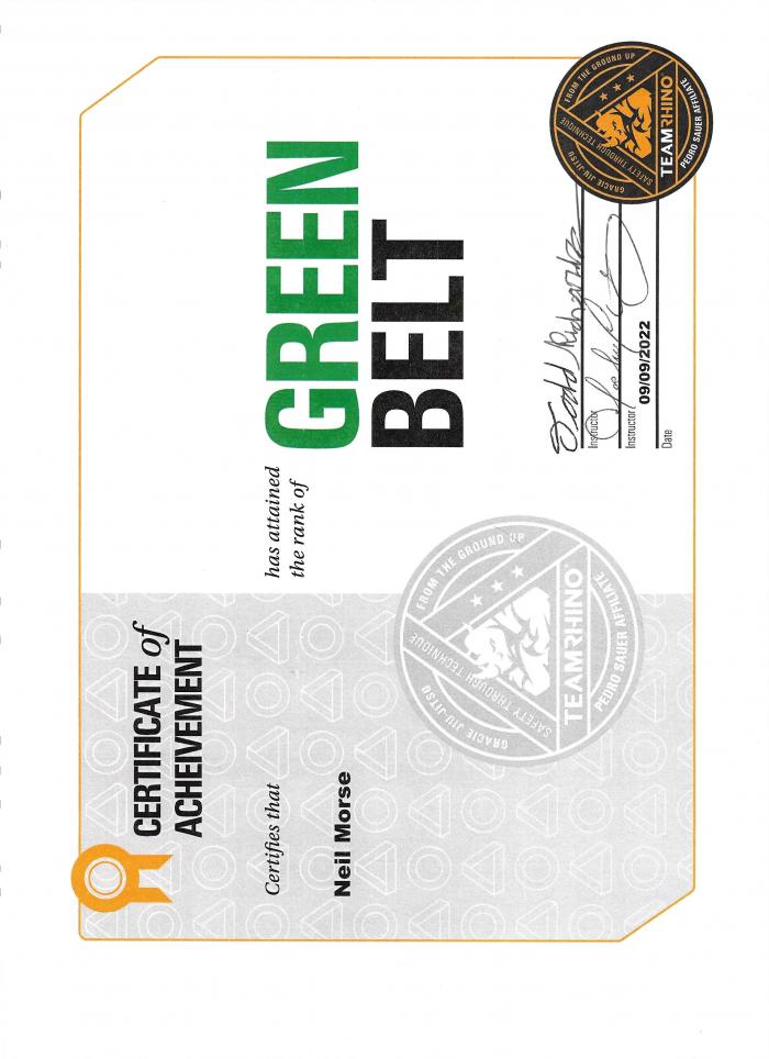 Green belt · September 9, 2022 · Promoted by Todd Richards