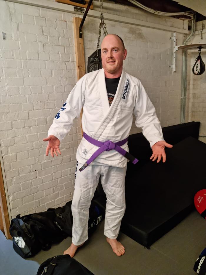 Purple belt · December 13, 2023 · Promoted by Kev capel