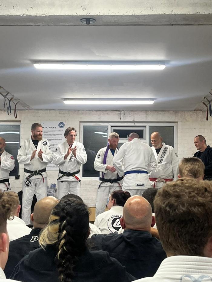 Purple belt · December 13, 2023 · Promoted by Kev capel