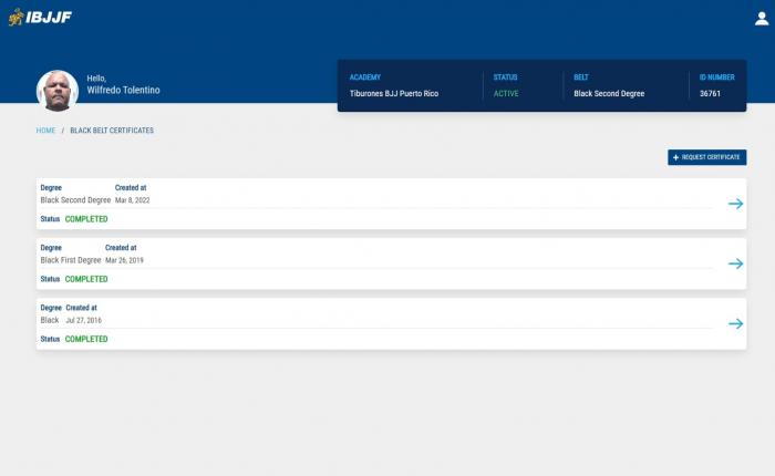 White belt · November 13, 2007