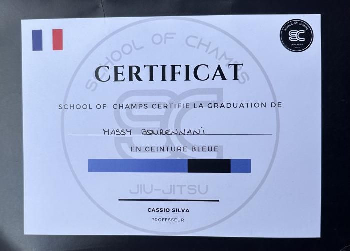 Blue belt · June 30, 2024 · Promoted by Càssio M. Da Silva