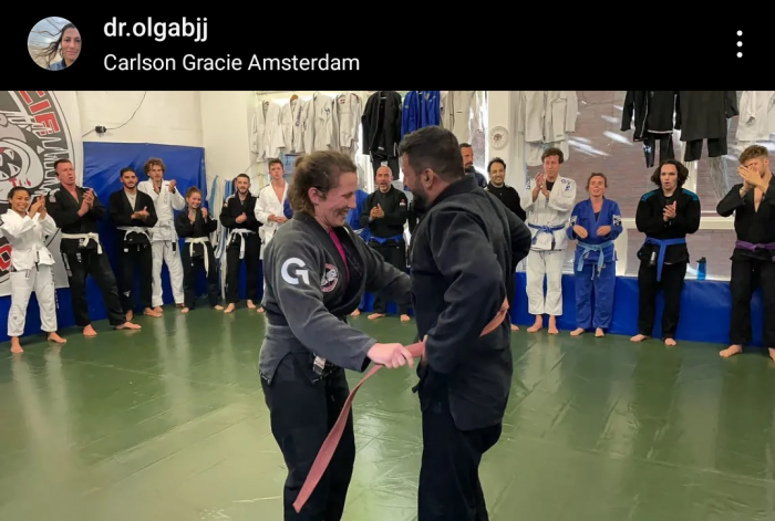 Promotion by my coach Olga