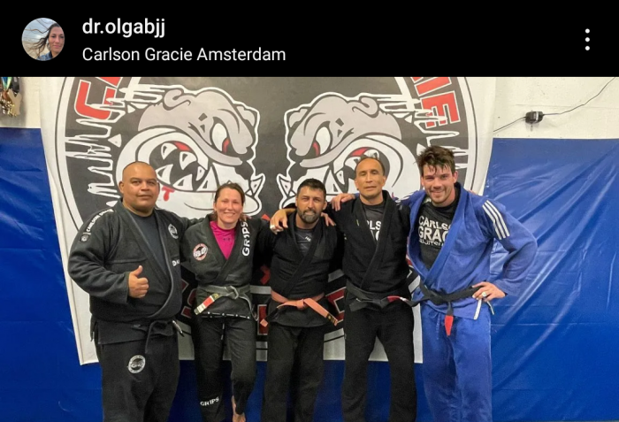 Team picture Carlson Gracie Amsterdam
