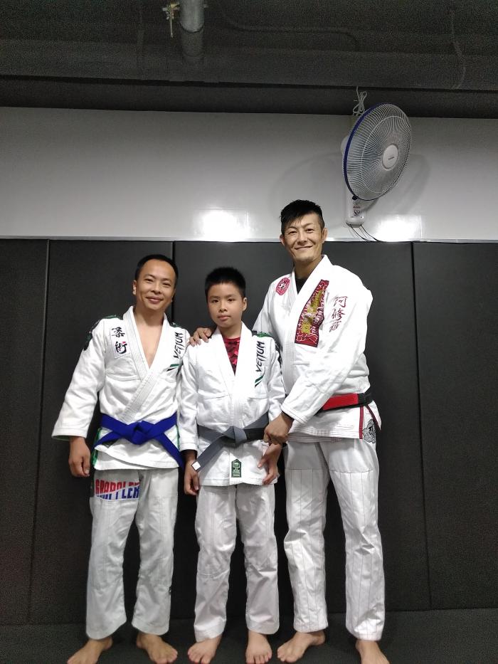 Blue belt · July 28, 2018 · Promoted by Makoto Ogasawara