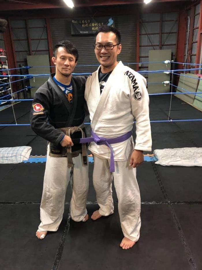 Purple belt · July 1, 2019 · Promoted by Jun Nakamura
