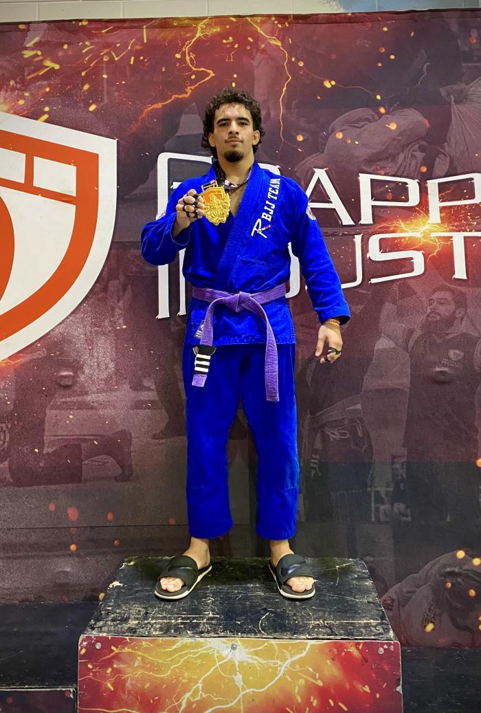 Gold at Grappling Industries Tampa
