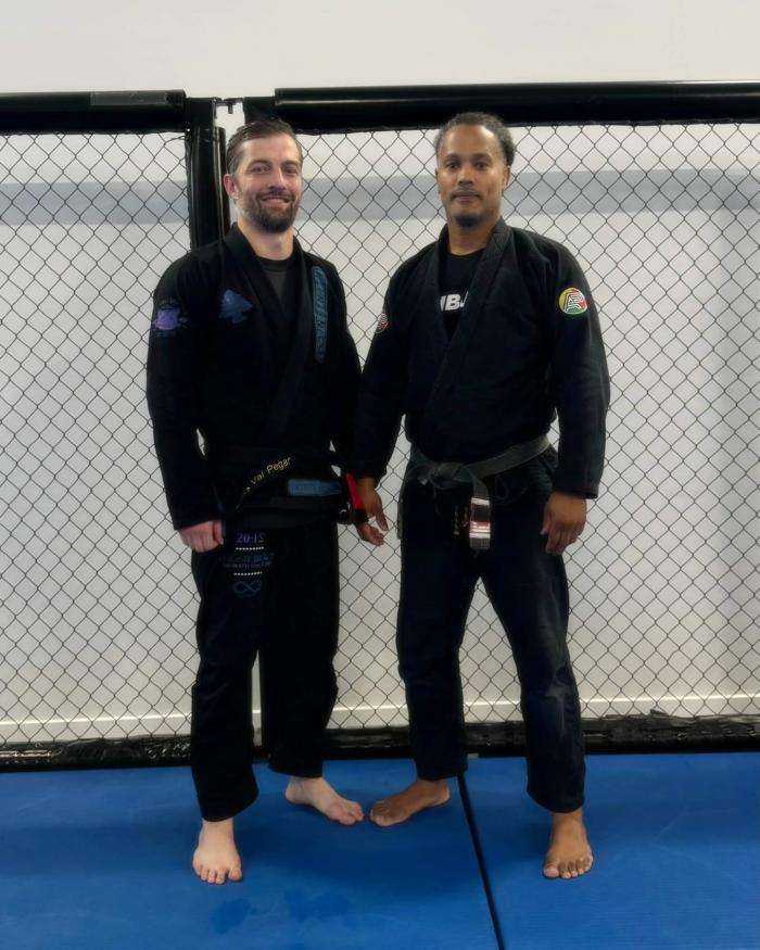 With my professor David Pierre-Louis
