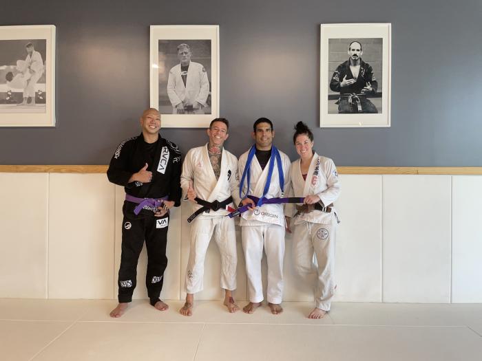 Purple belt · August 28, 2021 · Promoted by Professor Michael Currier