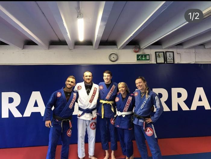 Multiple time world champion Andressa Cyntra and Luca Valante