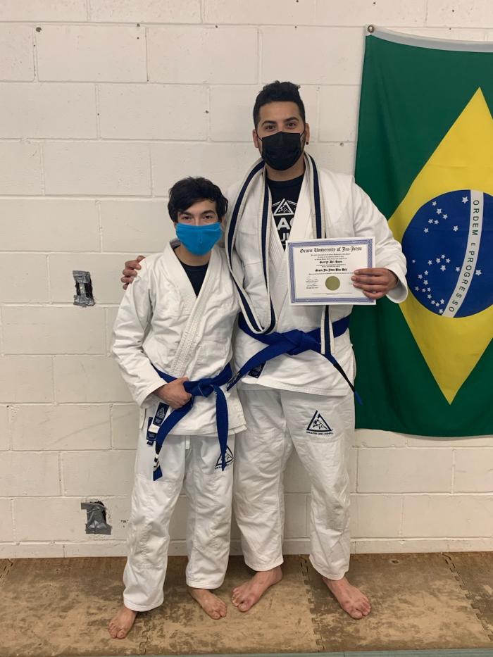 Blue belt · January 1, 2021 · Promoted by Jacob Belhumeur