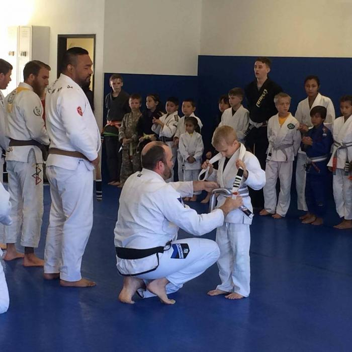 Gray belt · April 20, 2017 · Promoted by Hans Thompson