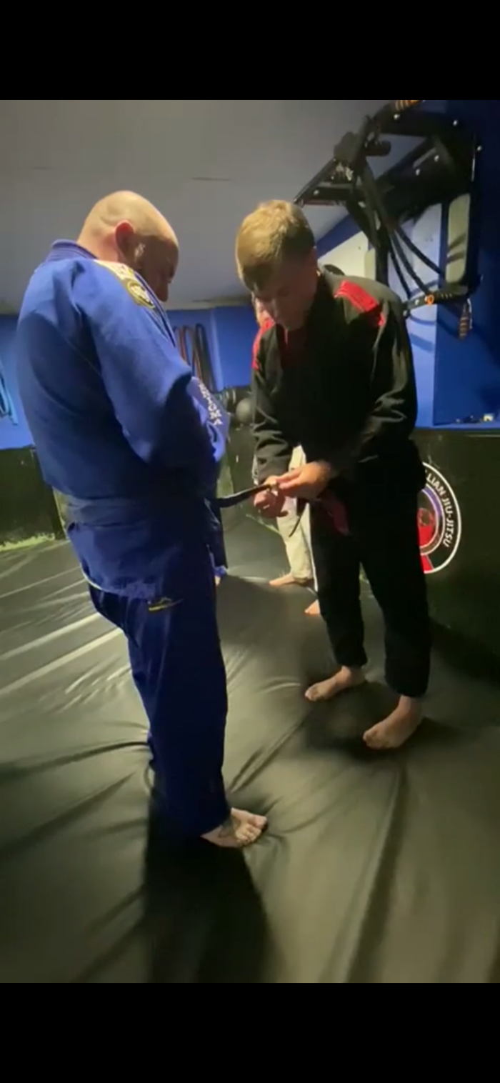 Blue belt · December 2, 2023 · Promoted by Philip Doyle enigma jiu-jitsu