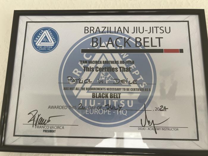 Black belt · July 20, 2024 · Promoted by Peter Angerer