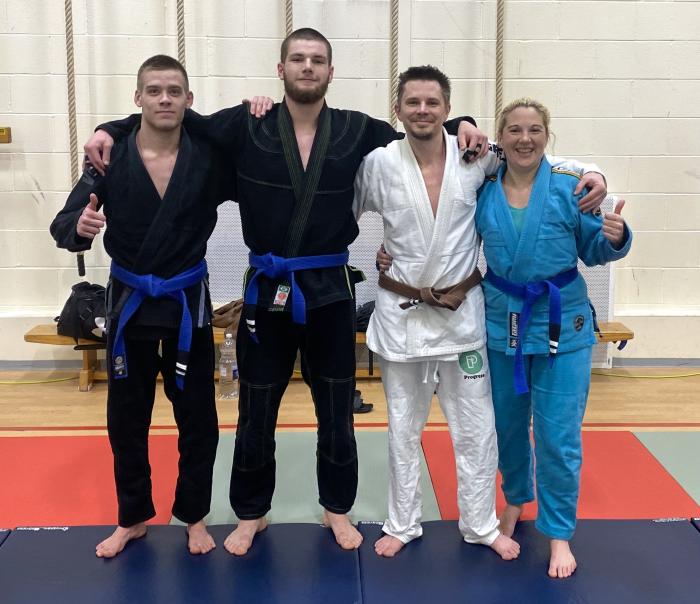 Blue belt · January 20, 2023 · Promoted by Adam Sparrow
