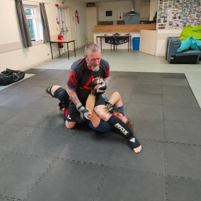 MMA sparring