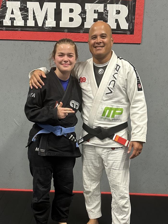 Blue belt · April 22, 2023 · Promoted by Tony Cruz