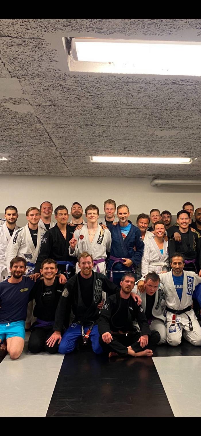 Brown belt iron man