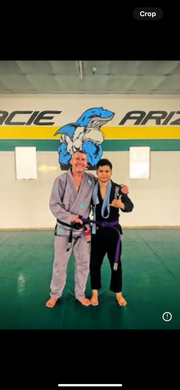 Purple belt · July 29, 2019 · Promoted by Nathan Zigler