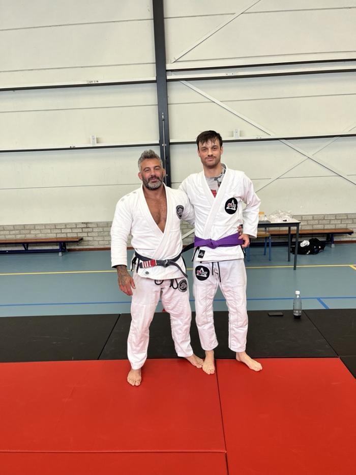 Purple Belt promotion, Hedel, the Netherlands.