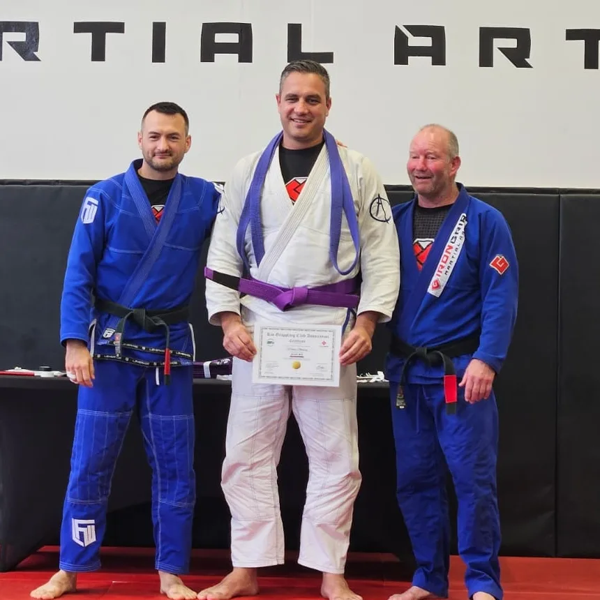 Purple belt · July 27, 2024 · Promoted by Reinhardt Gallowitz