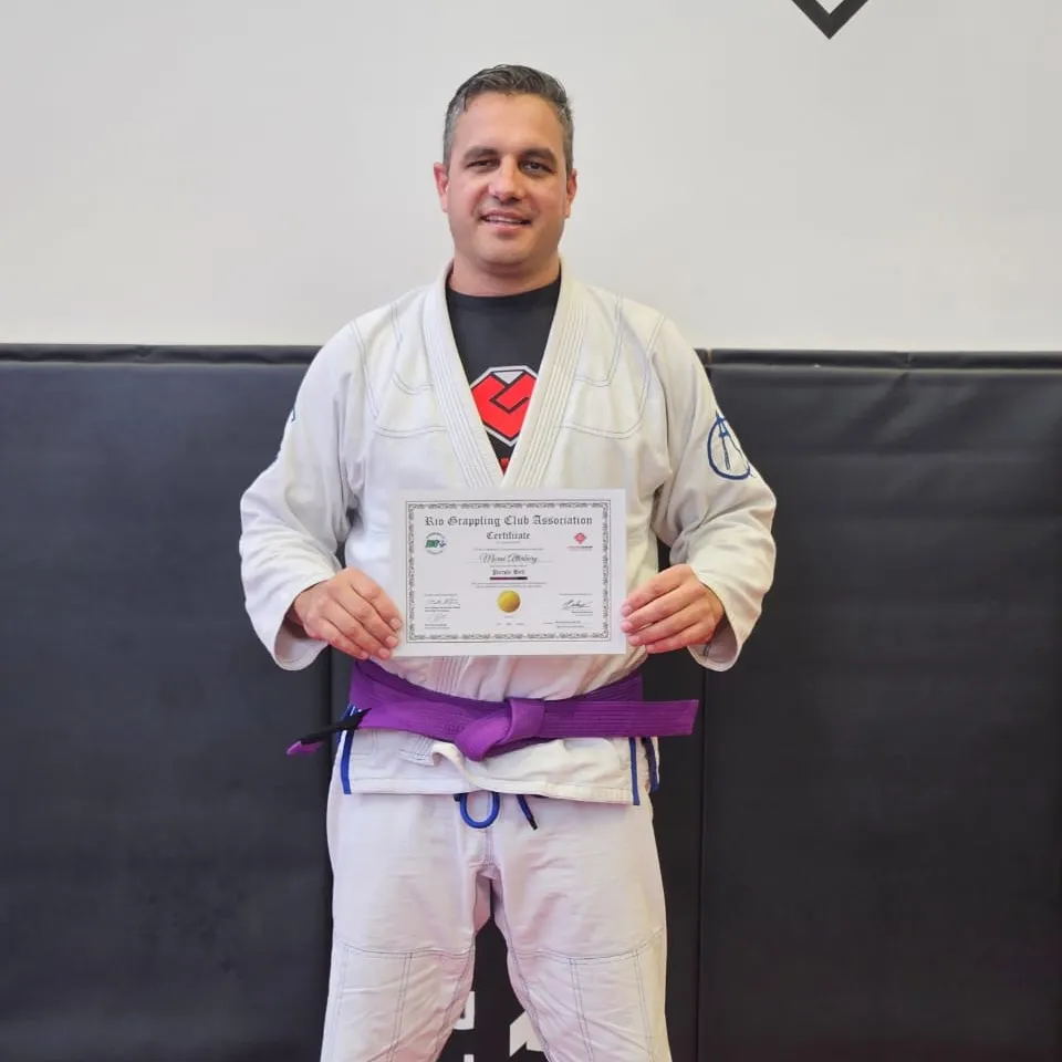Purple belt · July 27, 2024 · Promoted by Reinhardt Gallowitz