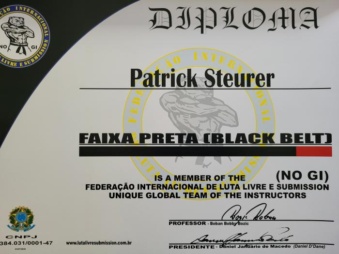 Black belt · August 9, 2023 · Promoted by Boban Bobby Bosic