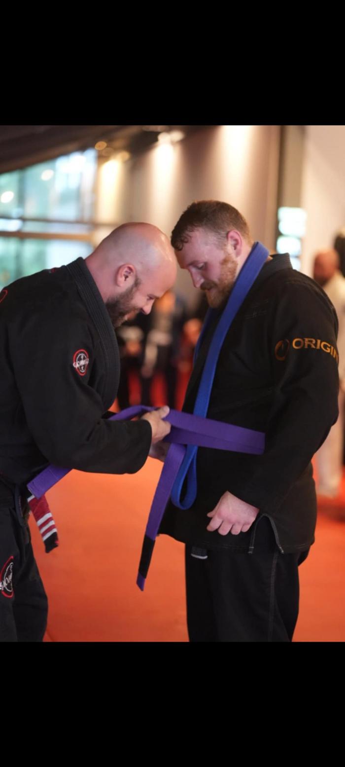 Purple belt · July 23, 2024 · Promoted by Ryan Gruhn