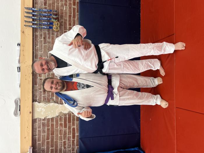Purple belt · July 29, 2024 · Promoted by Clint Hooper