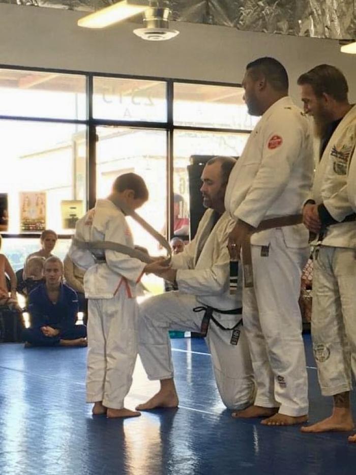 Gray belt · March 12, 2016 · Promoted by Hans Thompson