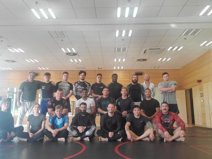 Cross training with a german gym, the Grappling Pandas.
