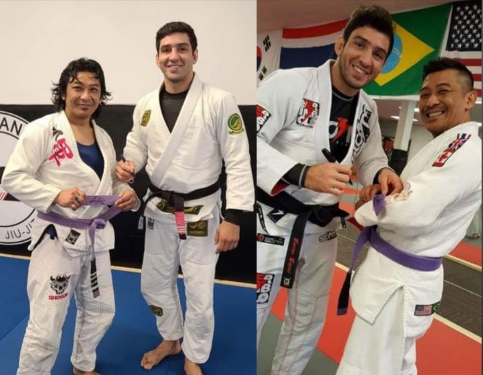 Lucas lepri signing belt