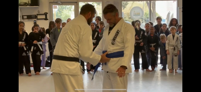 Blue belt · August 3, 2024 · Promoted by Sheldon Valka