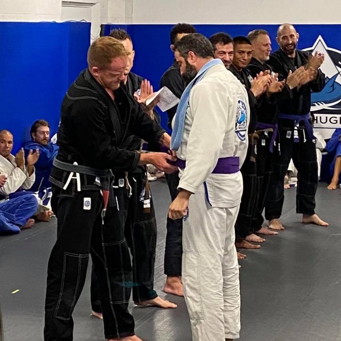 Purple belt · August 18, 2021 · Promoted by Pete McHugh