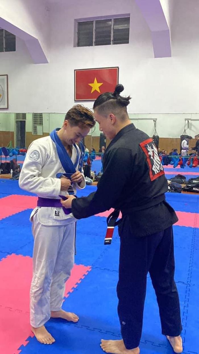 Purple belt · July 29, 2024 · Promoted by Lê Cường