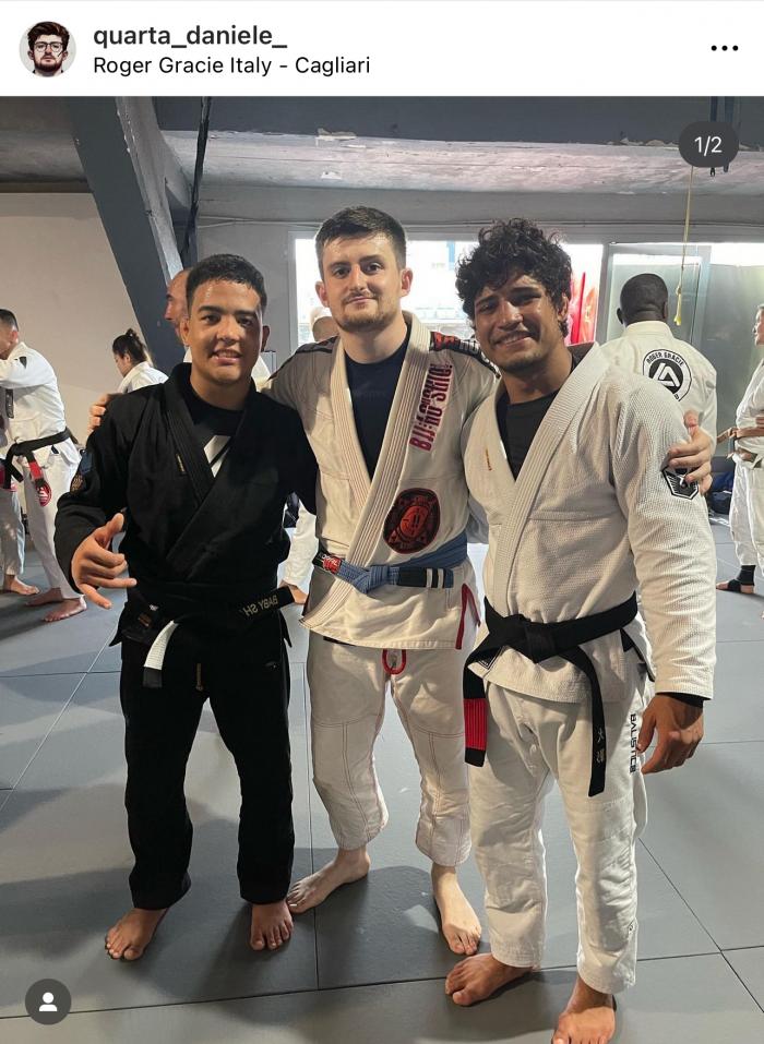 Gi training and sparring with Diego Reis and Fabricio Andrey
