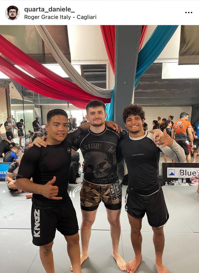 NoGi training and sparring with Diego Reis and Fabricio Andrey