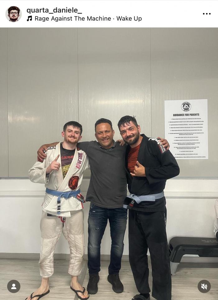 Renzo Gracie visiting RGA Cagliari