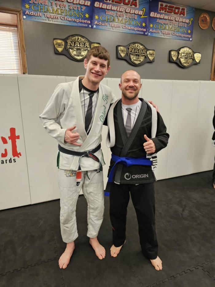Blue belt · August 8, 2024 · Promoted by Ryan Mech