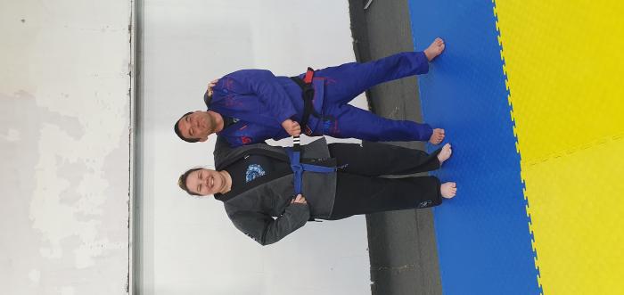 Blue belt · October 10, 2020 · Promoted by Jaron Vince